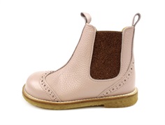 Angulus rosebud/bronze boot with hole pattern